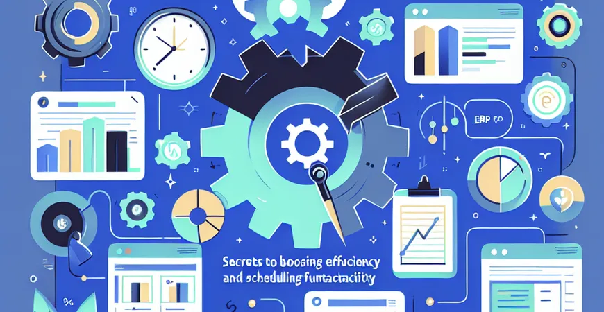 ERP 系统的任务分配与调度功能提升效率的秘诀